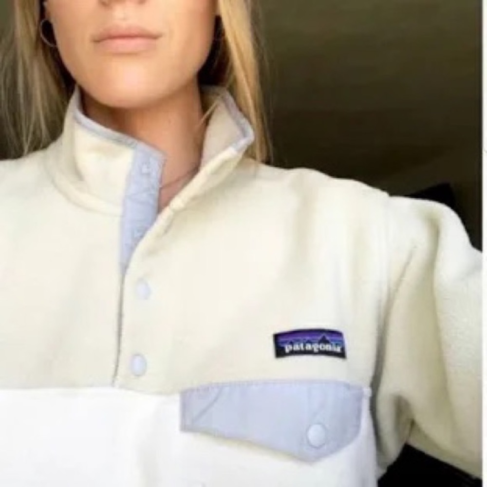 Patagonia Snap T Synchilla Fleece pullover Retired Print Womens Size S